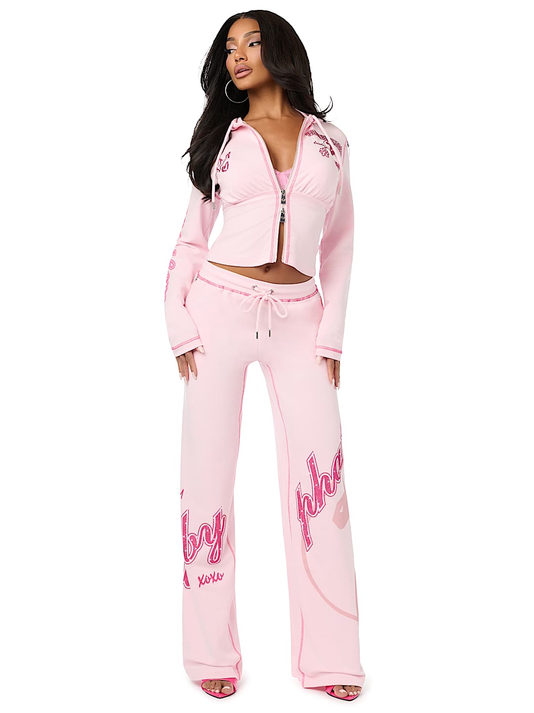 TRUE RELIGION X BABY PHAT LOW RISE BAGGY SWEATPANT