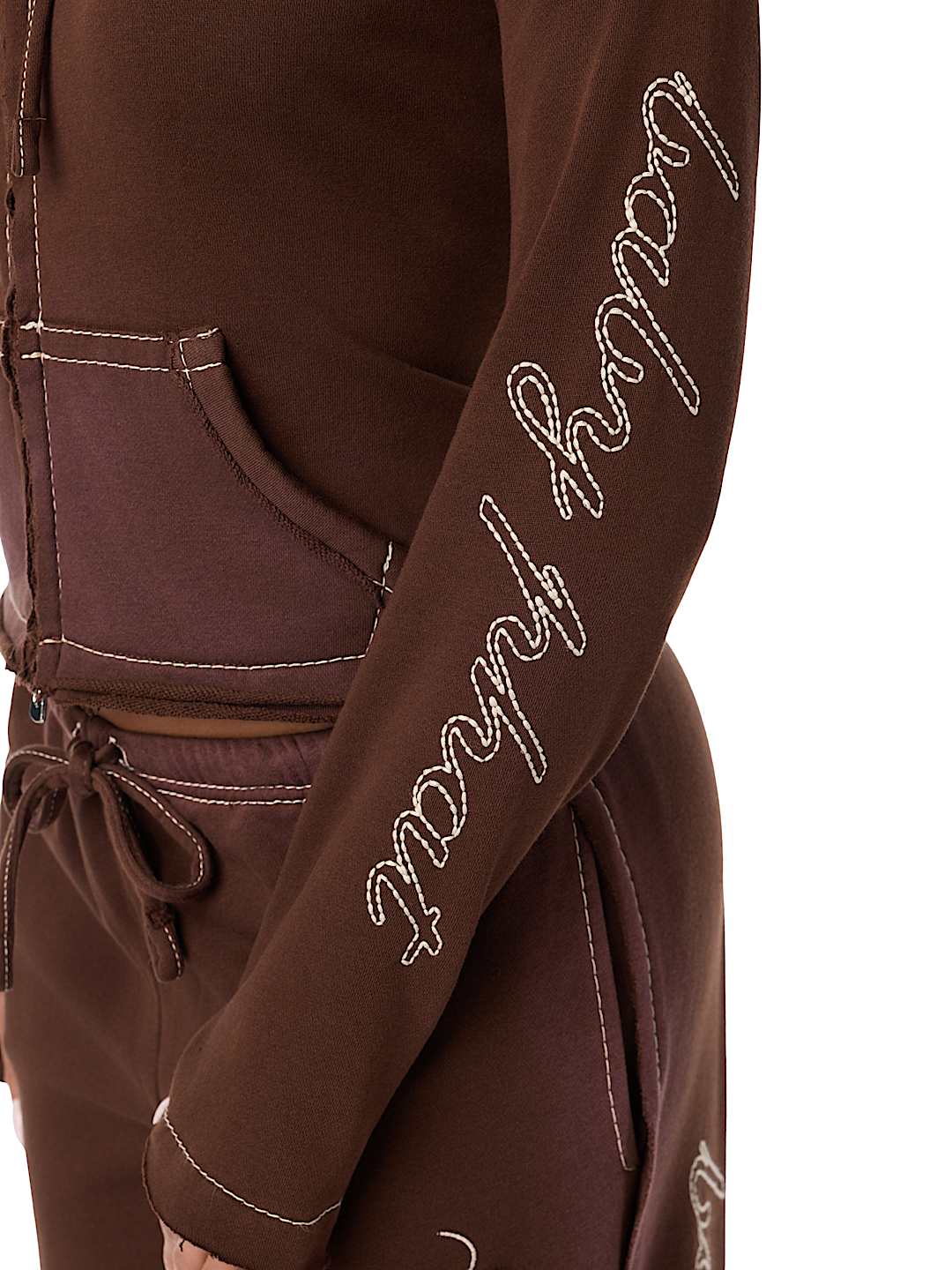 TRUE RELIGION X BABY PHAT WASHED BIG T ZIP HOODIE