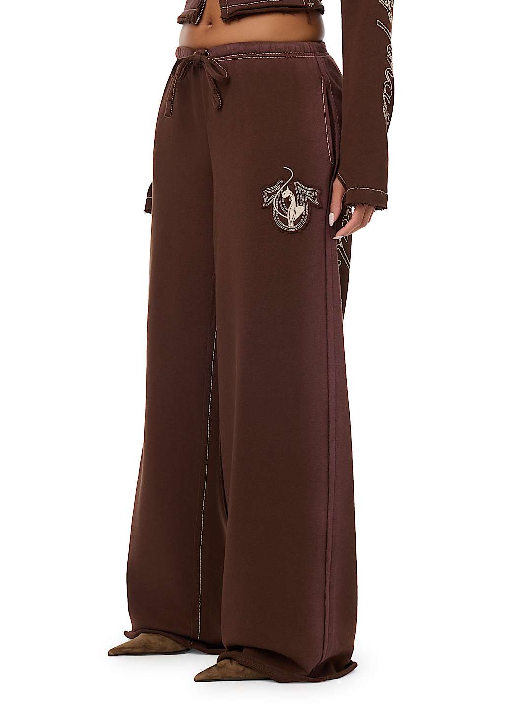 TRUE RELIGION X BABY PHAT CRYSTAL LOW RISE SWEATPANT