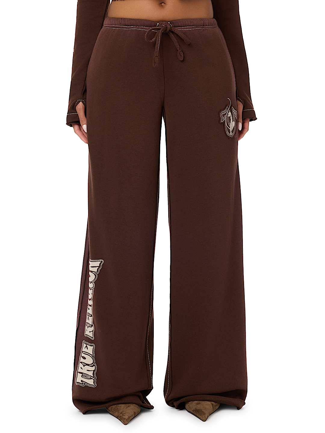 TRUE RELIGION X BABY PHAT CRYSTAL LOW RISE SWEATPANT