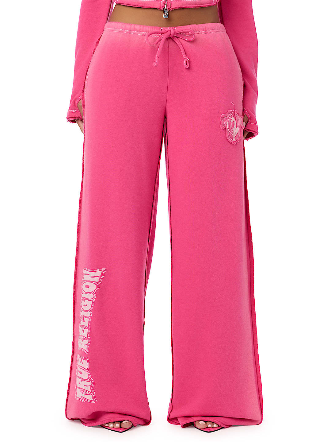 TRUE RELIGION X BABY PHAT CRYSTAL LOW RISE SWEATPANT