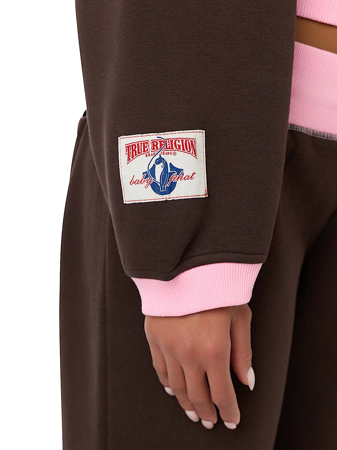 TRUE RELIGION X BABY PHAT CRYSTAL GIRLFRIEND ZIP HOODIE