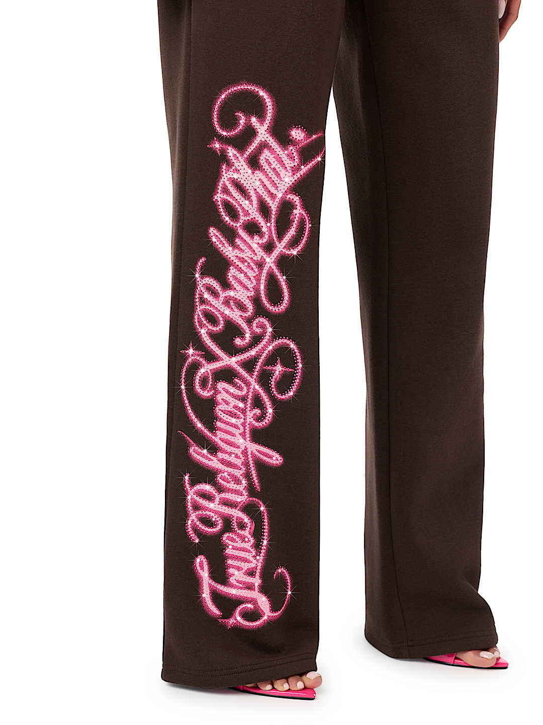 TRUE RELIGION X BABY PHAT CRYSTAL LOW RISE SWEATPANT