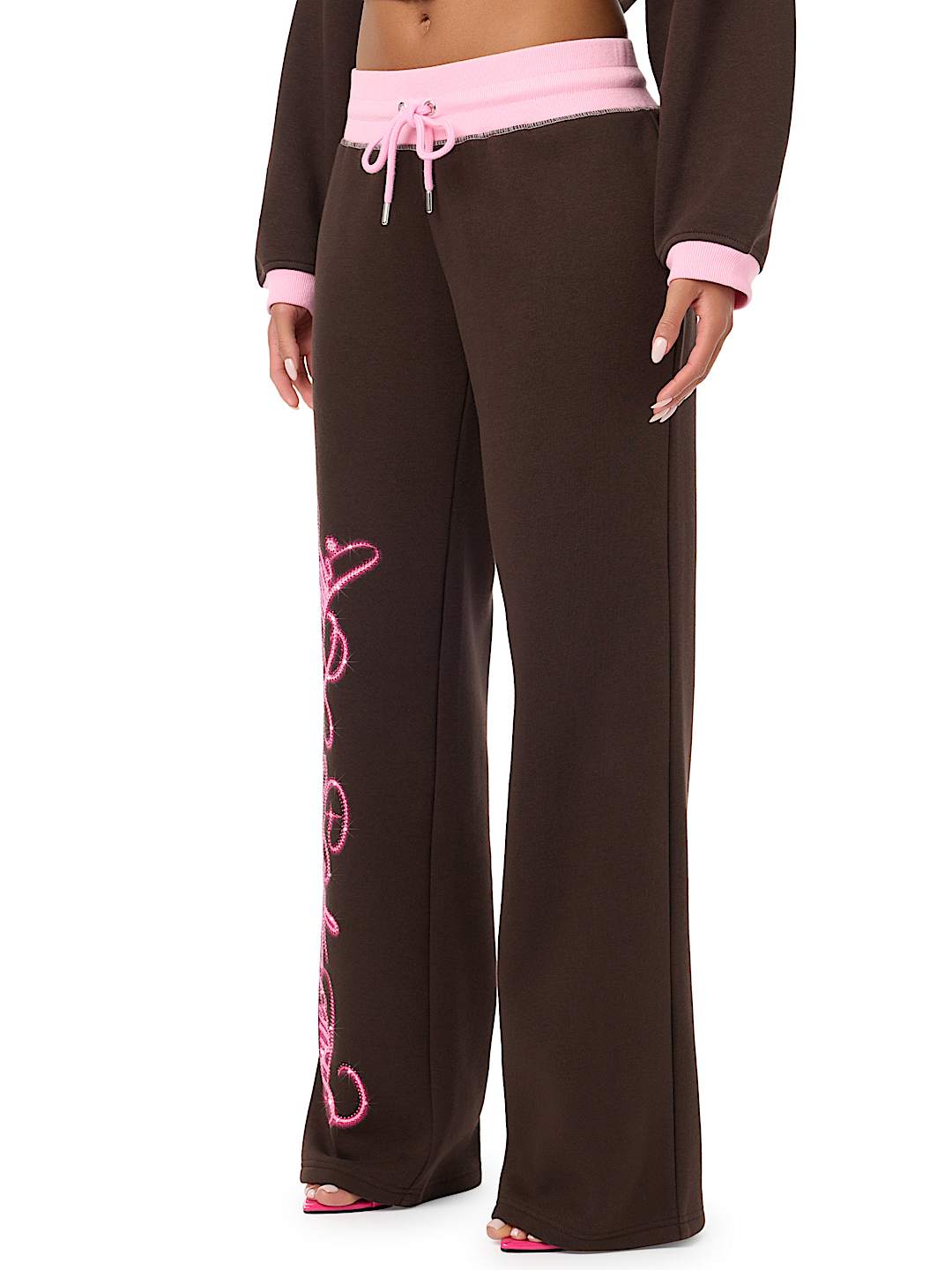 TRUE RELIGION X BABY PHAT CRYSTAL LOW RISE SWEATPANT