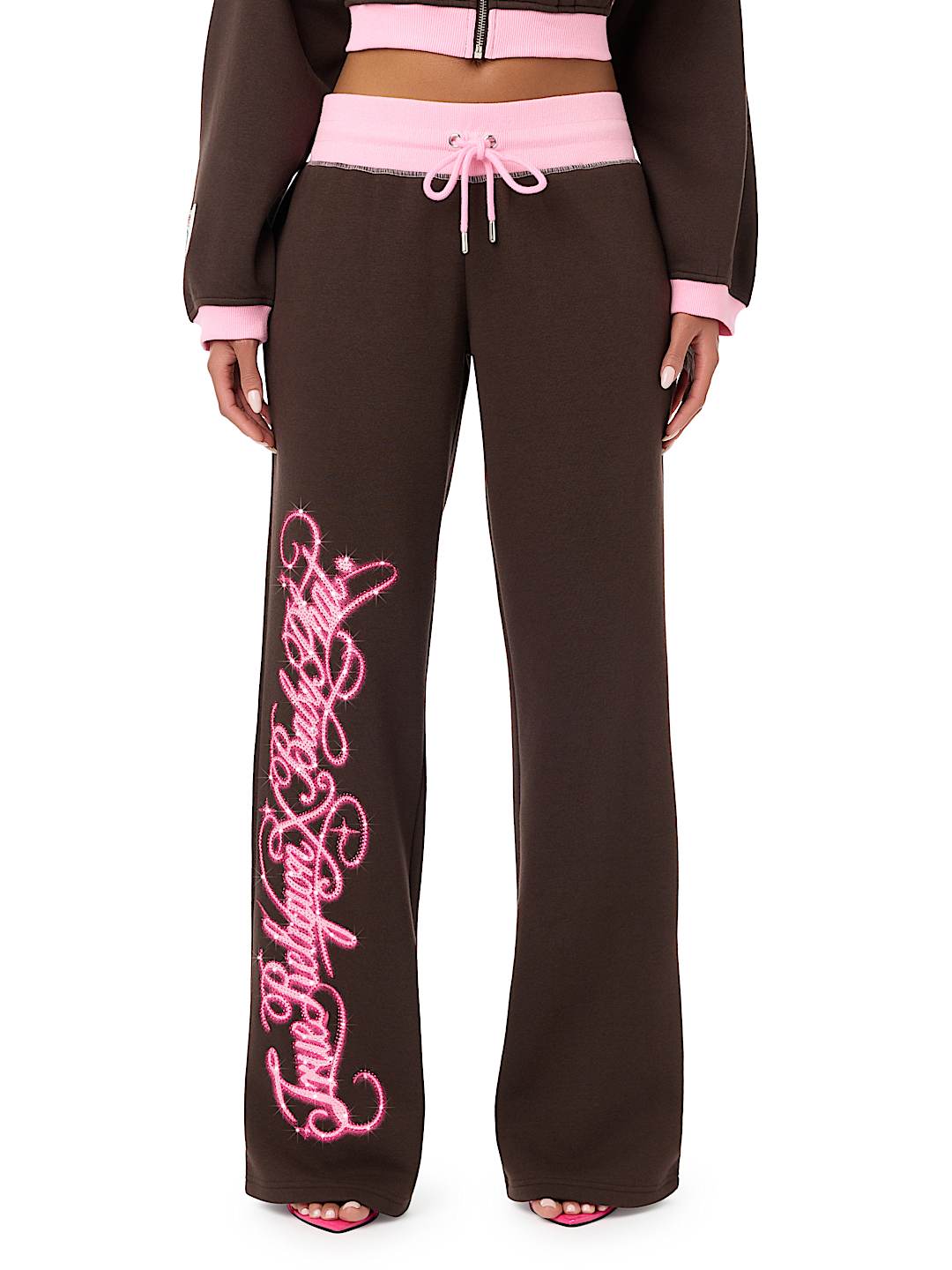 TRUE RELIGION X BABY PHAT CRYSTAL LOW RISE SWEATPANT
