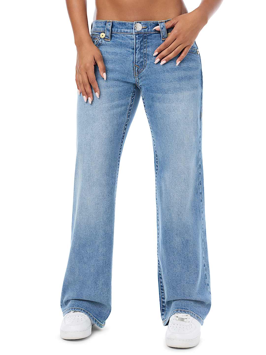 JUNO LOW RISE FLAP BAGGY JEAN