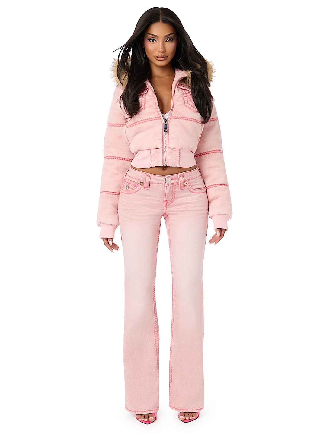 TRUE RELIGION X BABY PHAT SUPER T PUFFER JACKET 