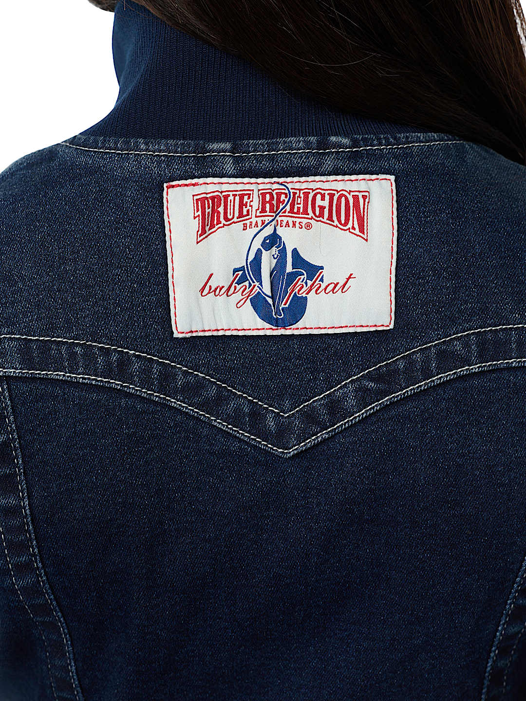 TRUE RELIGION X BABY PHAT CRYSTAL SHRUNKEN JACKET