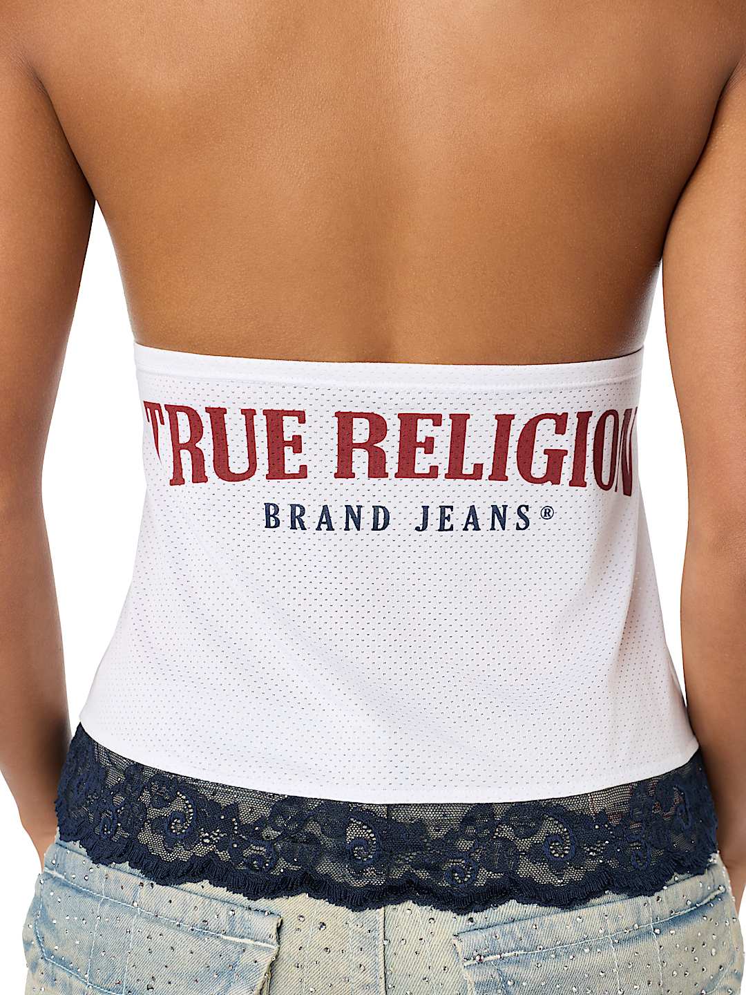 BRANDED LACE CAMI TOP
