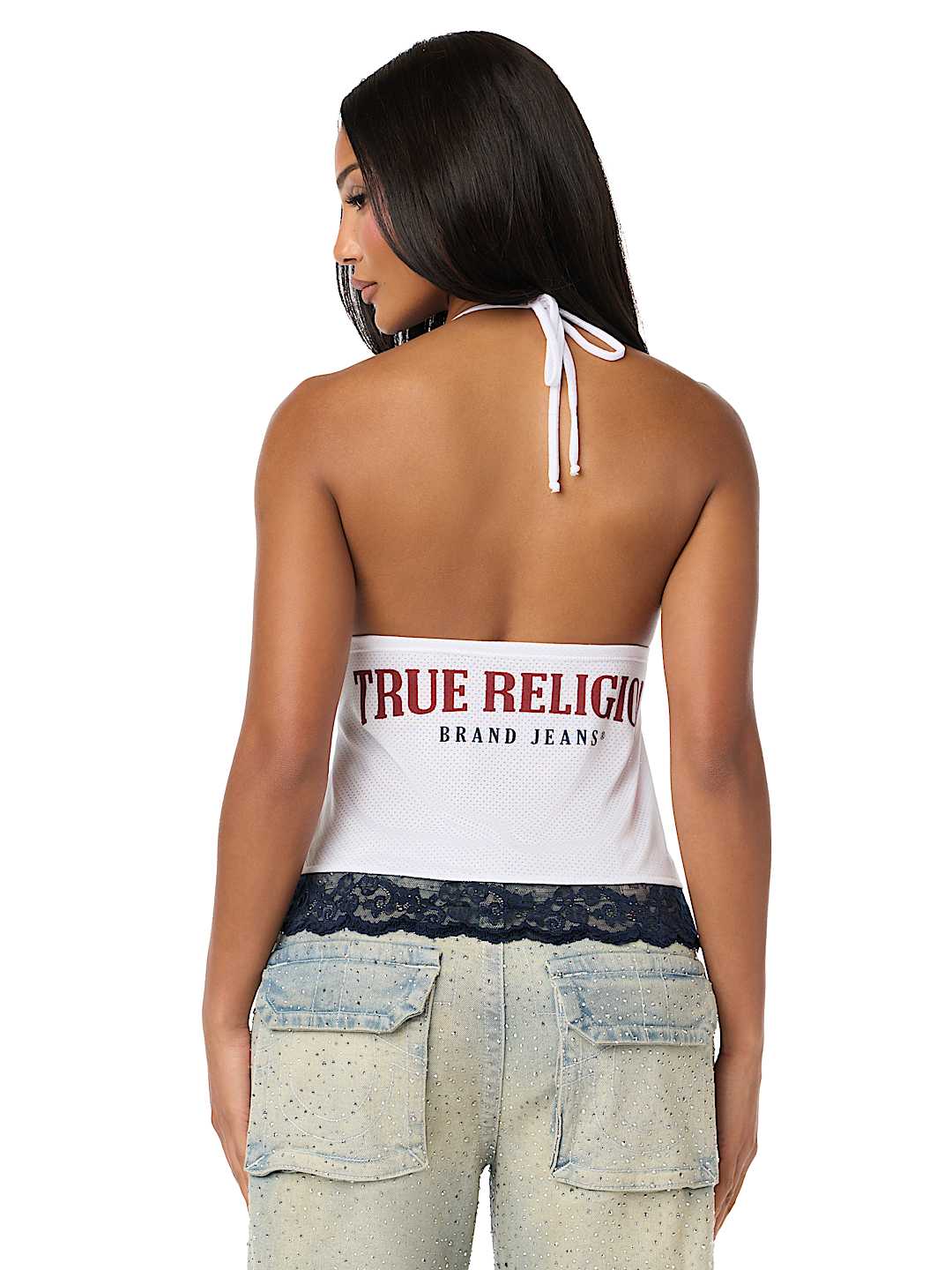 BRANDED LACE CAMI TOP