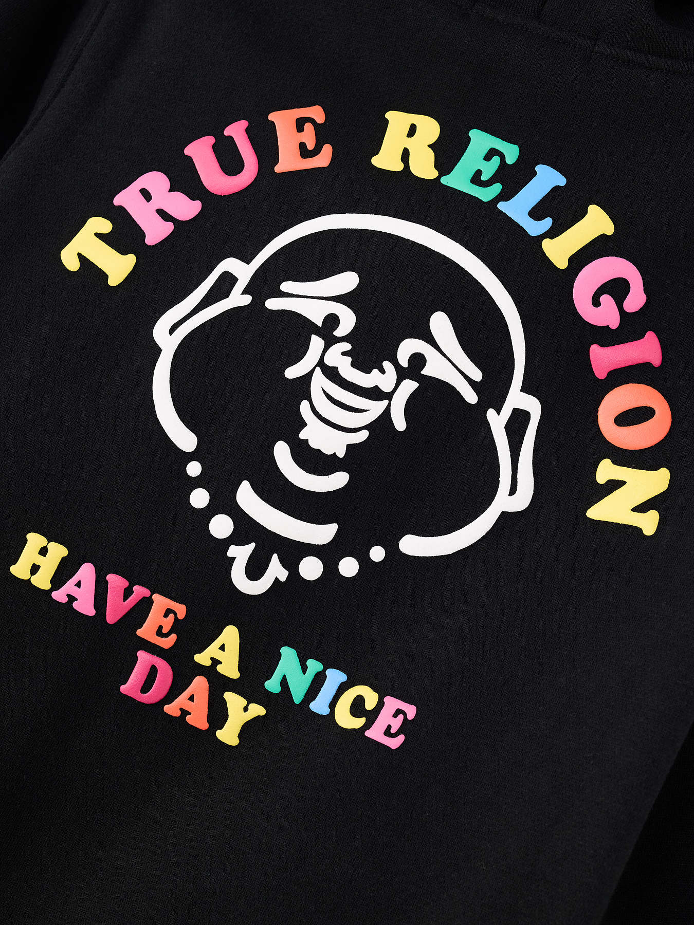 BOYS BUDDHA LOGO ZIP HOODIE, image 3