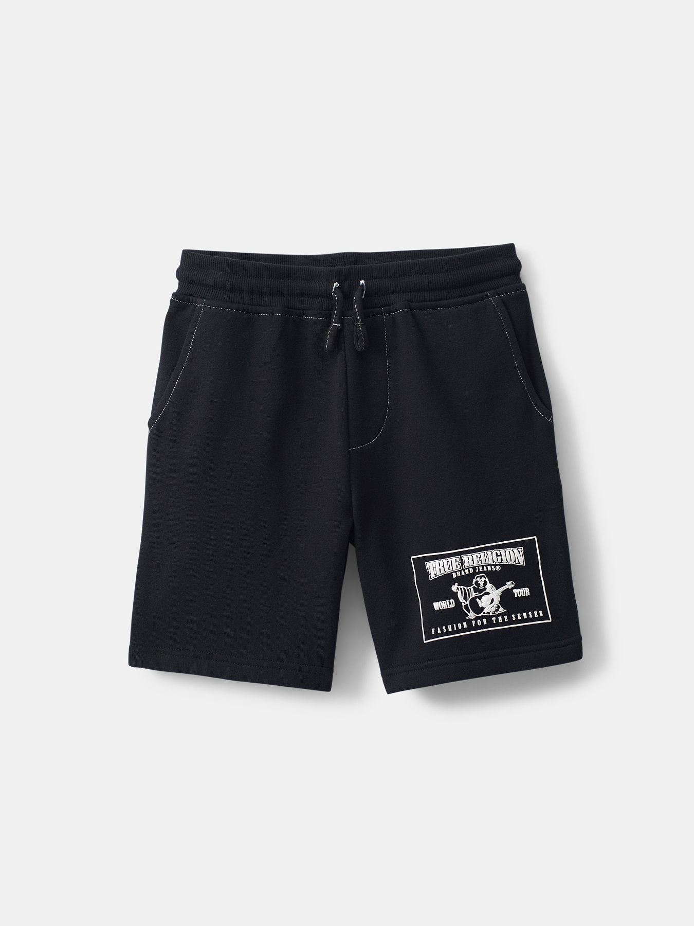 Black true shop religion shorts