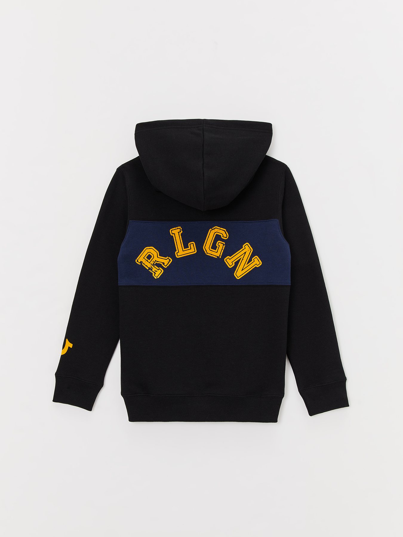 True religion store color block hoodie