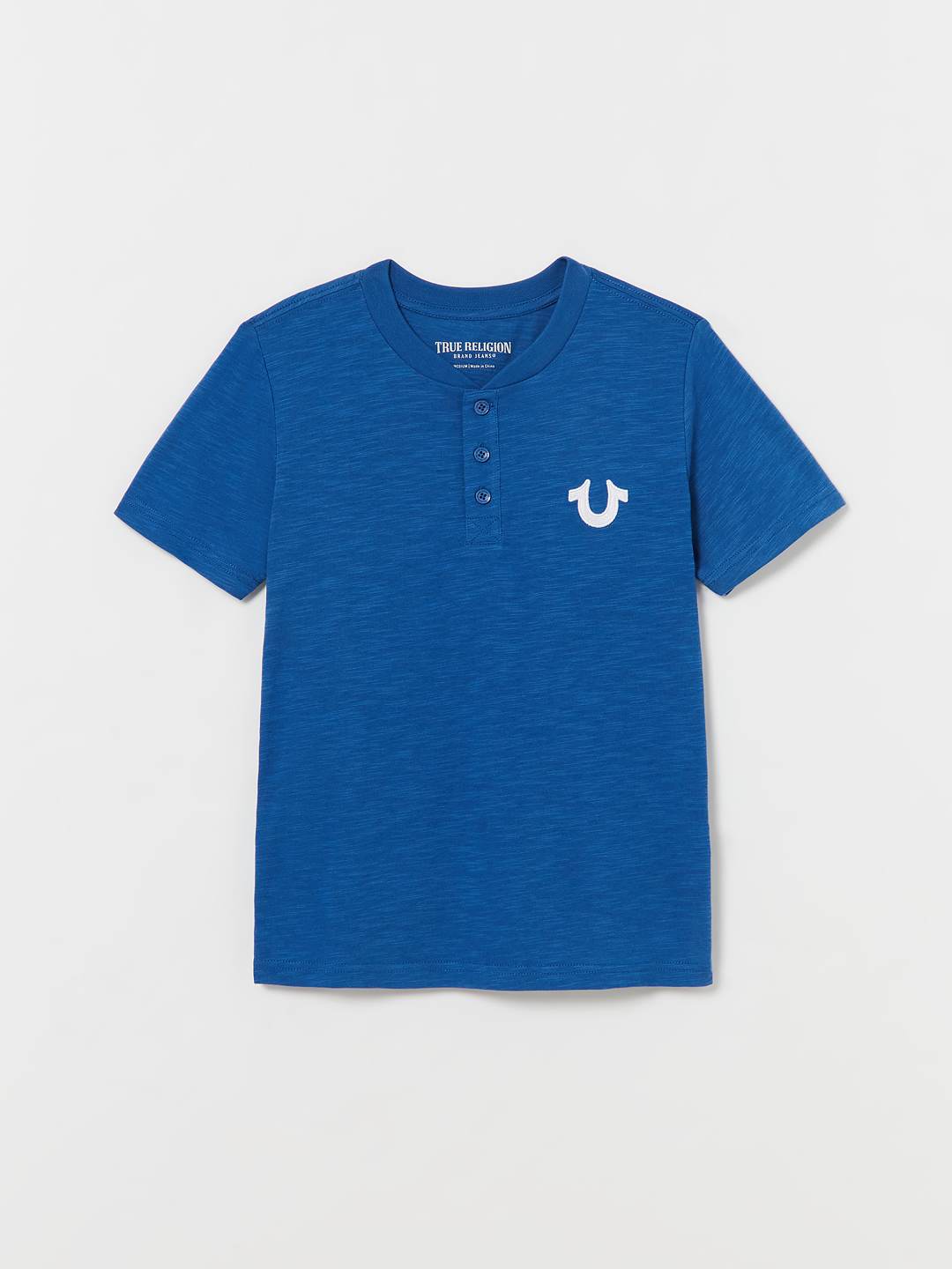 BOYS HORSESHOE LOGO HENLEY SHIRT