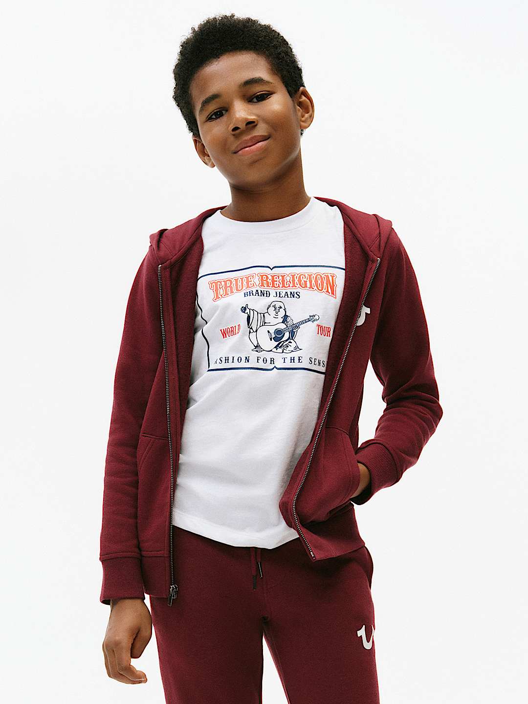 BOYS BOXED BUDDHA LOGO TEE