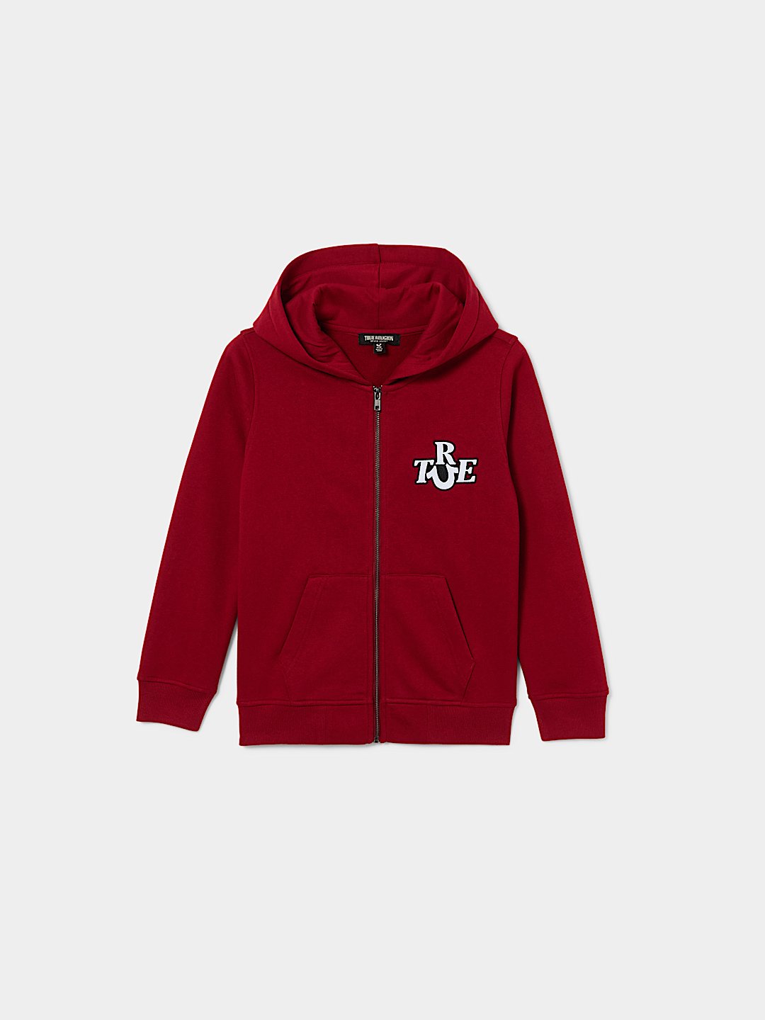 BOYS SUPERCOOL TRUE PATCH ZIP HOODIE, image 2