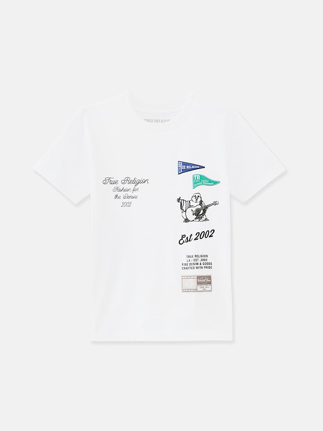 BOYS BUDDHA COLLEGIATE LOGO TEE, image 1
