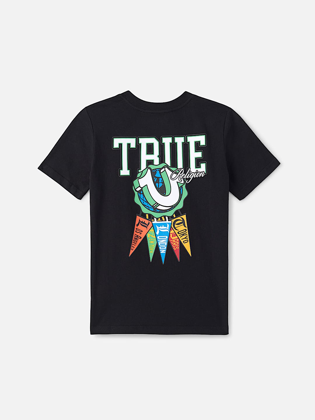 BOYS LOGO PENNANT FLAG TEE, image 2