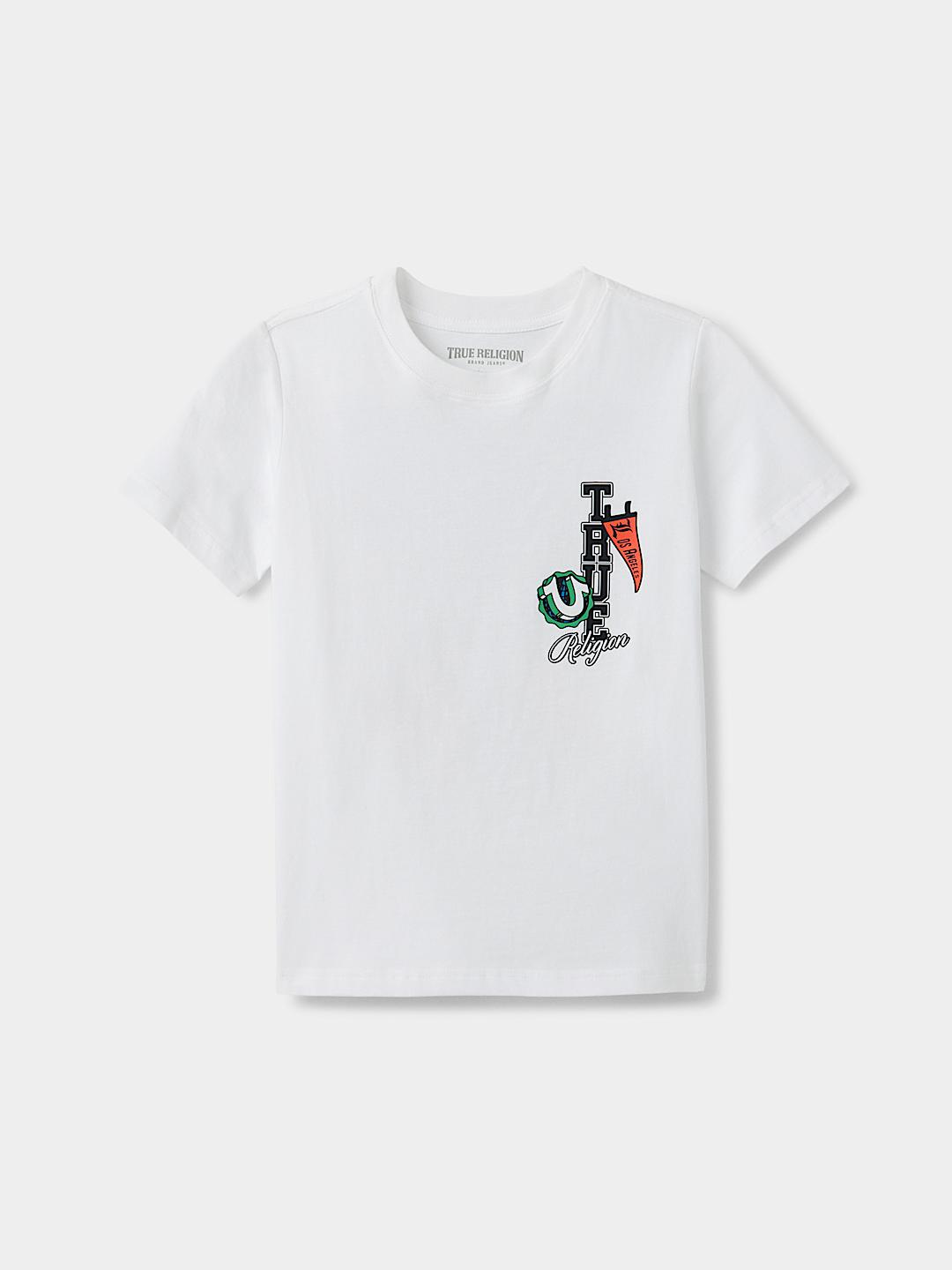 BOYS LOGO PENNANT FLAG TEE, image 2
