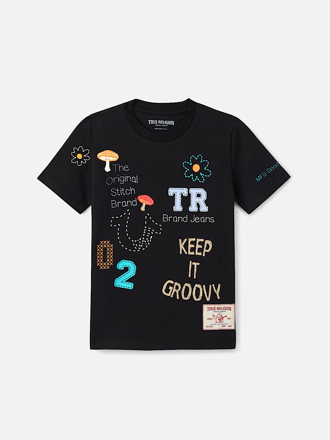 BOYS GROOVY LOGO TEE, image 1