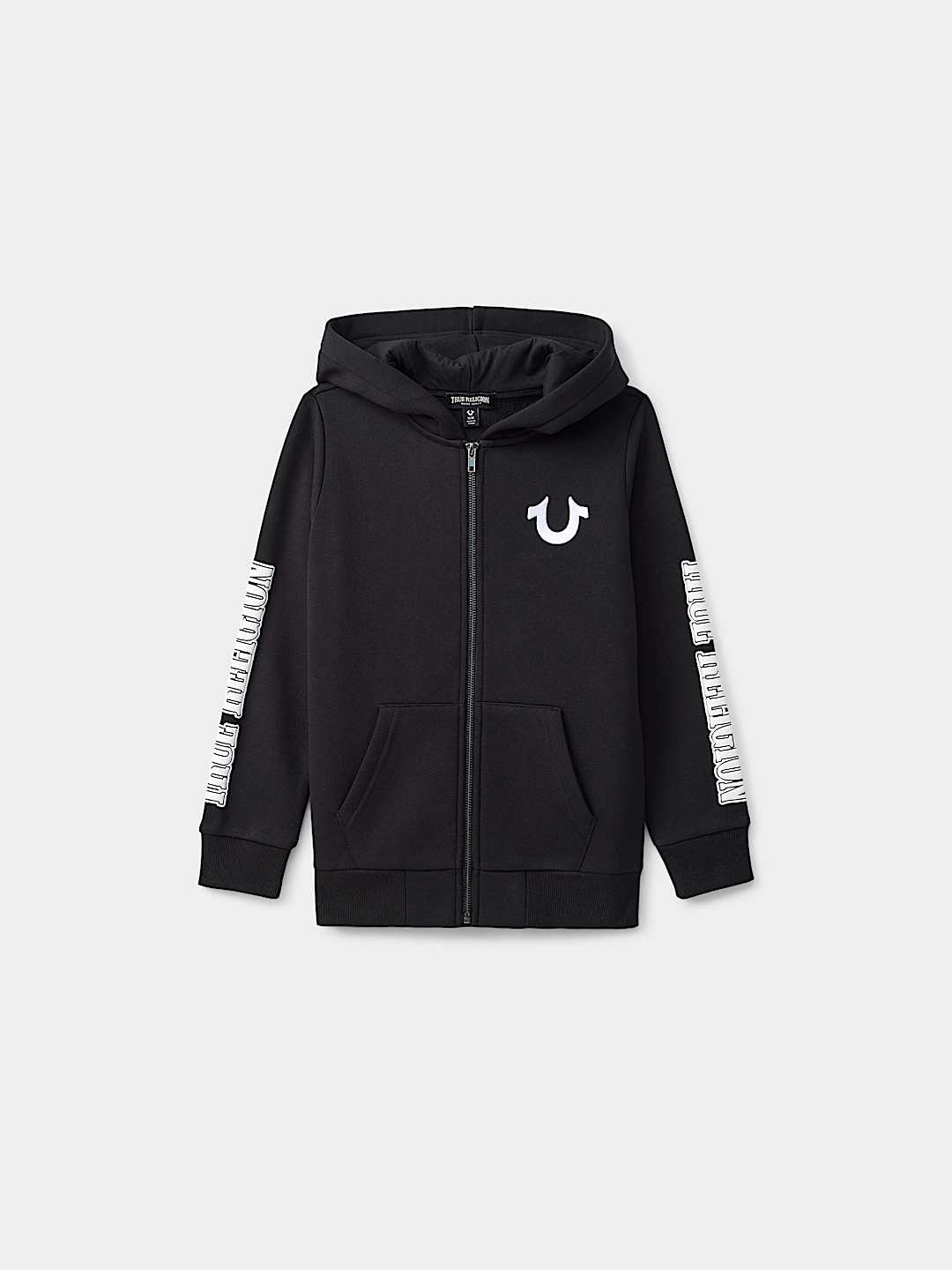BOYS LOGO BUDDHA ZIP HOODIE , image 2