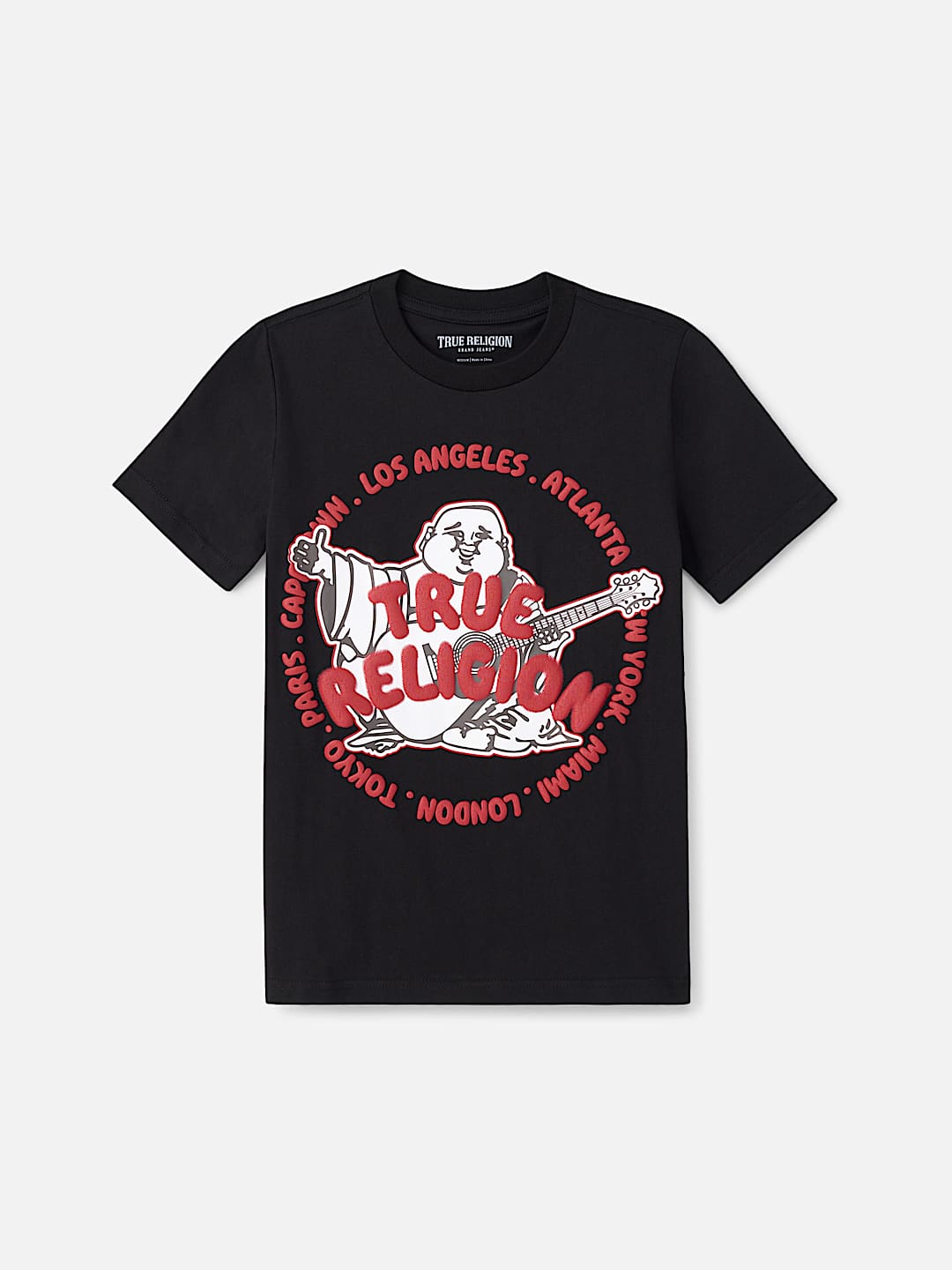 BOYS GLOBAL LOGO BUDDHA TEE, image 1