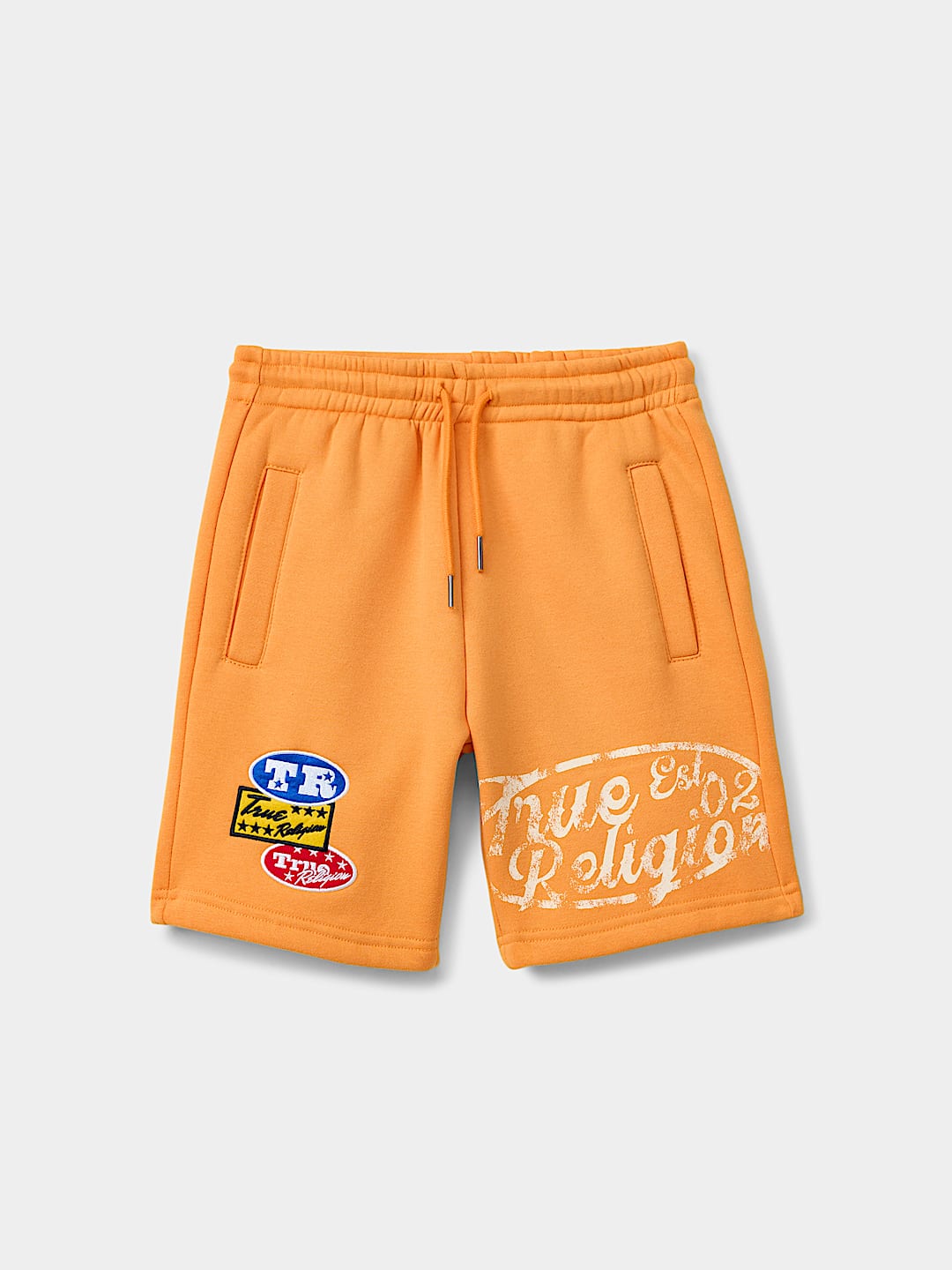 SHORT AVEC &Eacute;TIQUETTE LOGO R&Eacute;TRO POUR GAR&Ccedil;ONS