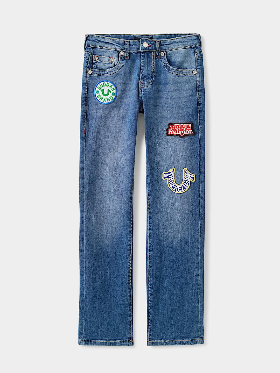 BOYS RICKY PATCH STRAIGHT JEAN, image 2