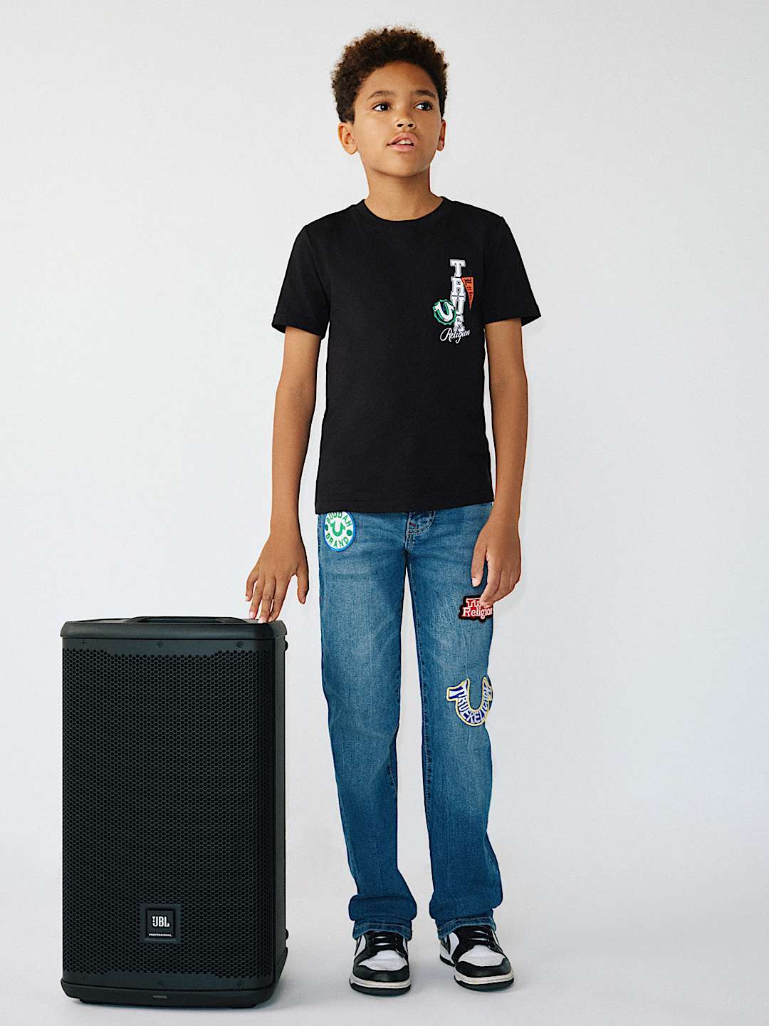 BOYS RICKY PATCH STRAIGHT JEAN, image 1