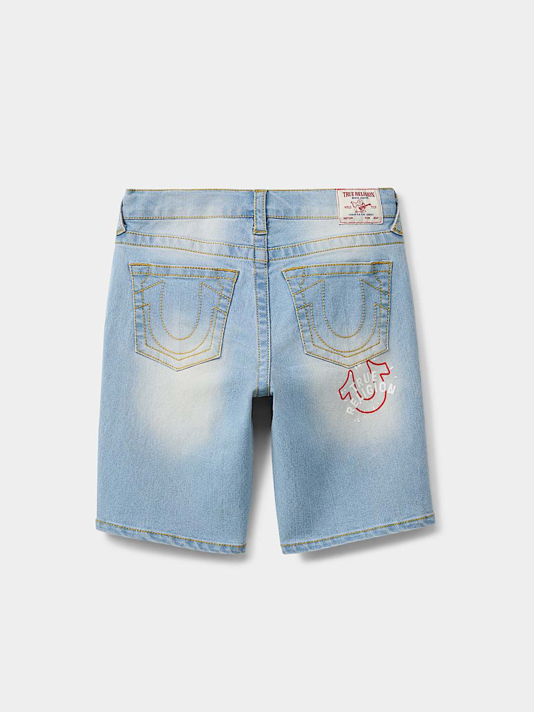 BOYS LOGO DENIM SHORT, image 2