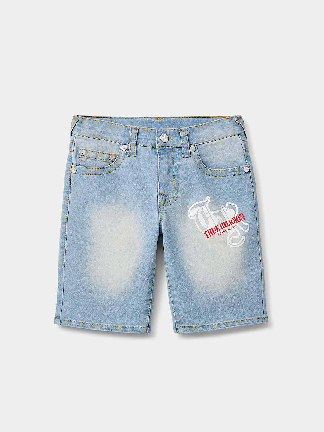 BOYS LOGO DENIM SHORT, image 1