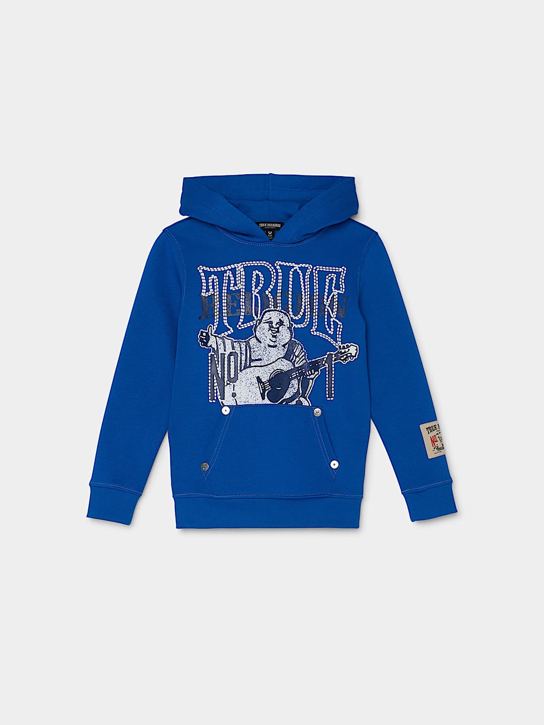 BOYS TRUE 1 LOGO PULLOVER HOODIE