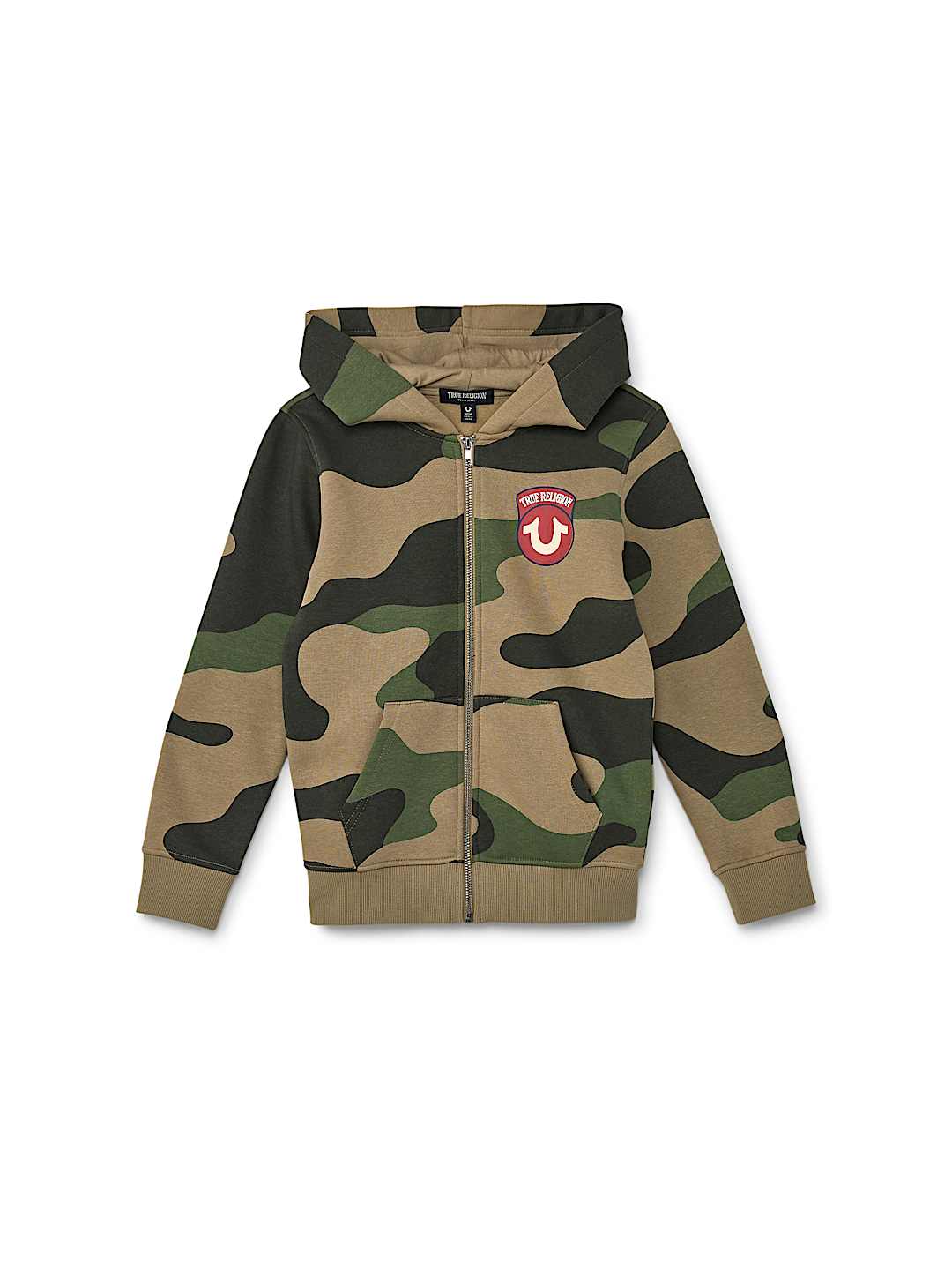 BOYS PATCH ZIP HOODIE