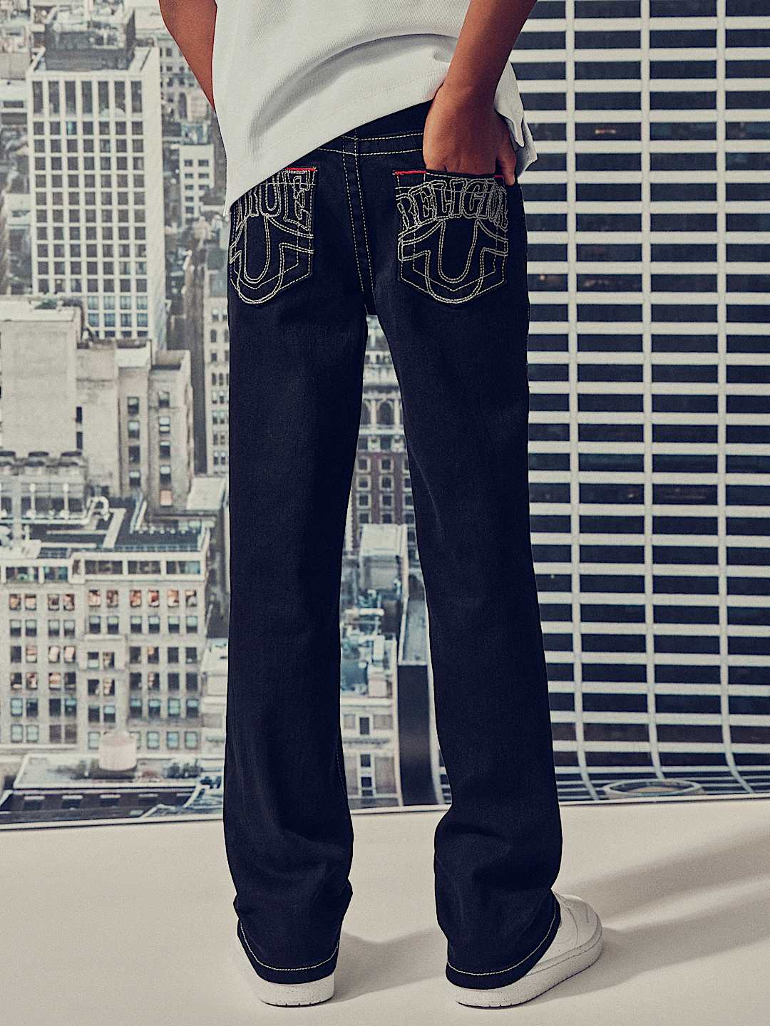 JEANS RECTOS RICKY BIG T BORDADOS PARA NI&Ntilde;O