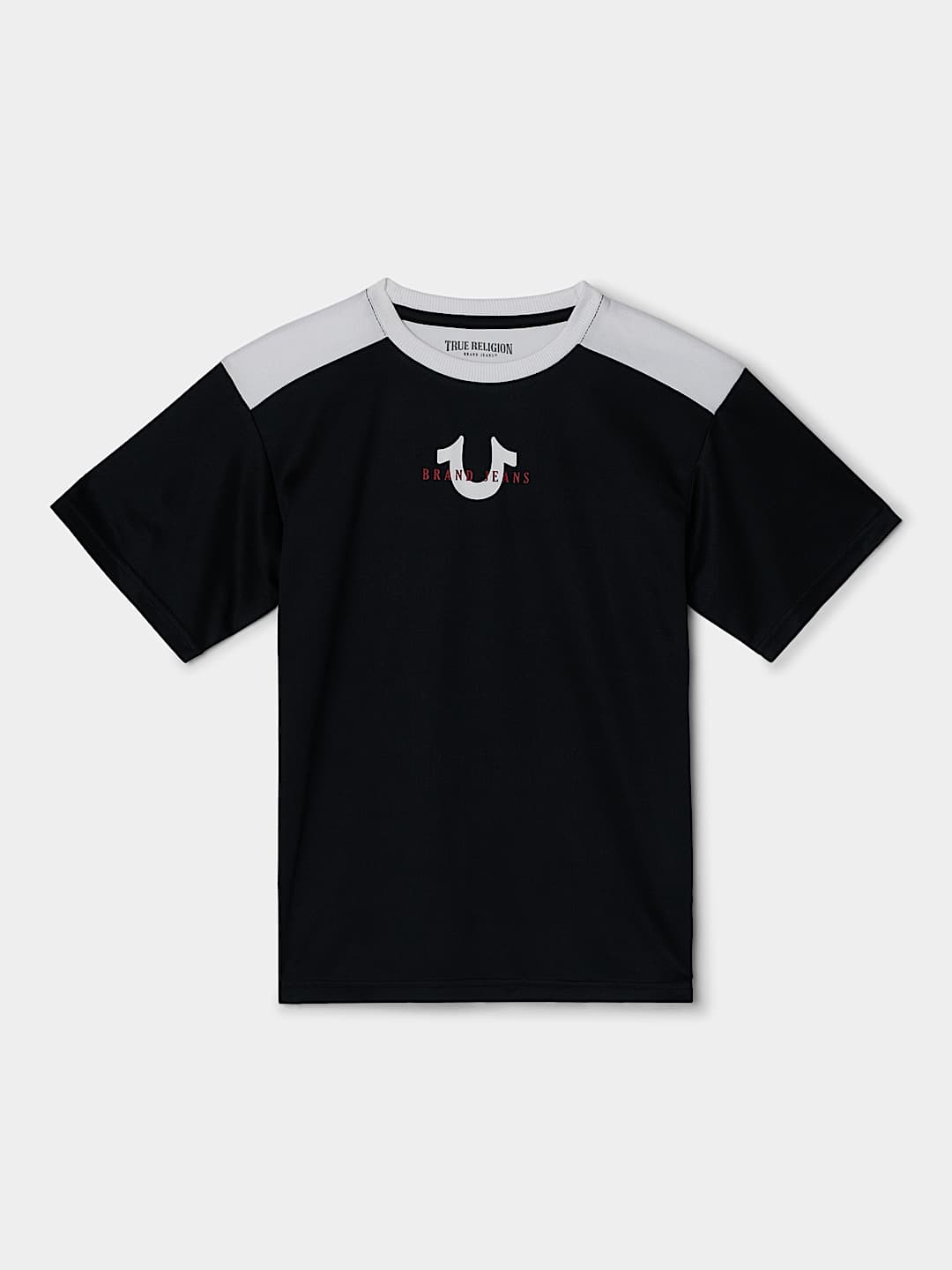 BOYS COLORBLOCK MESH TEE