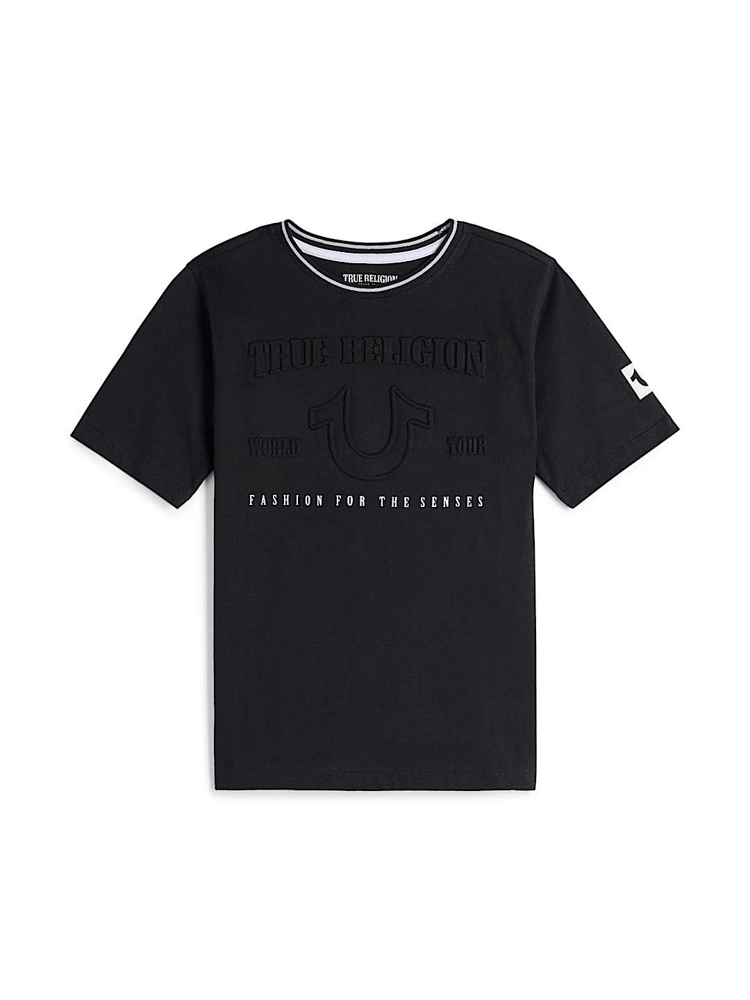 BOYS EMBOSSED LOGO TEE