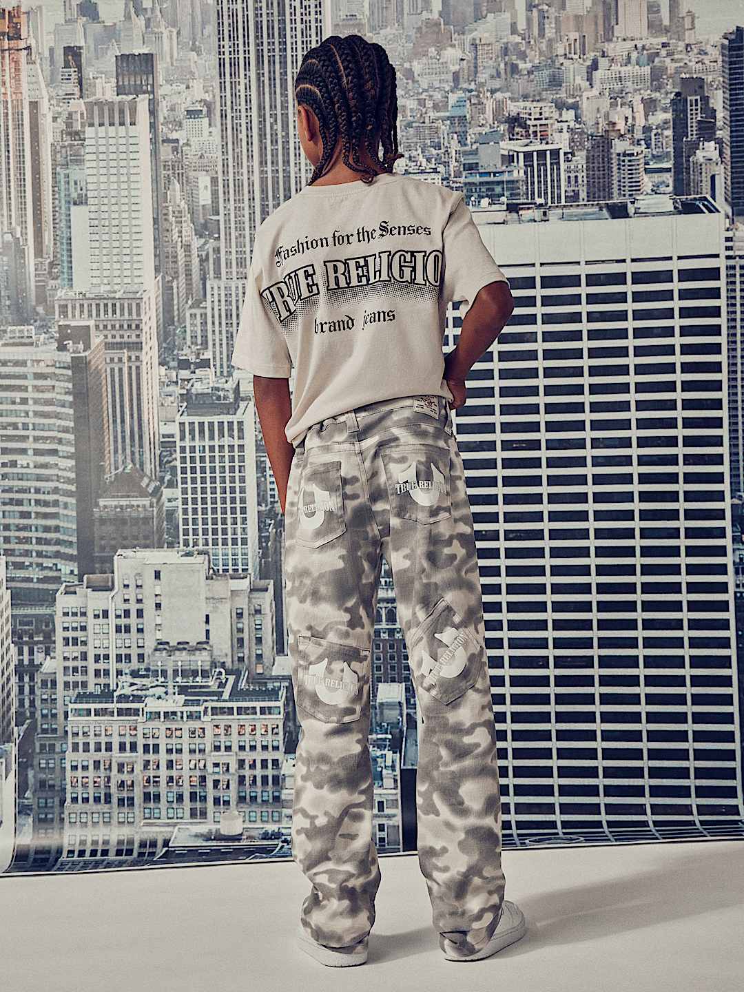 BOYS RICKY CAMO TWILL PANT