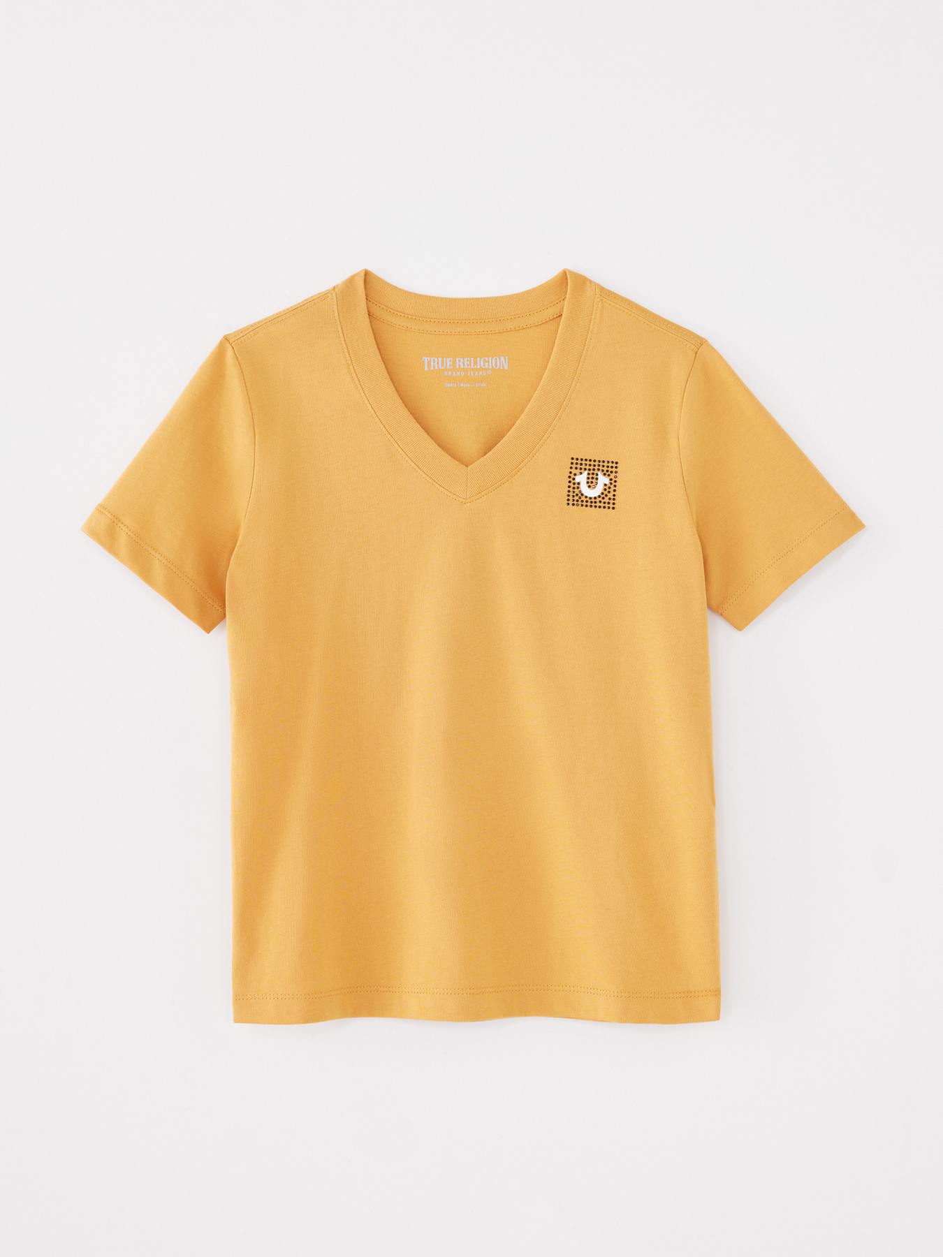 GIRLS CRYSTAL LOGO V TEE