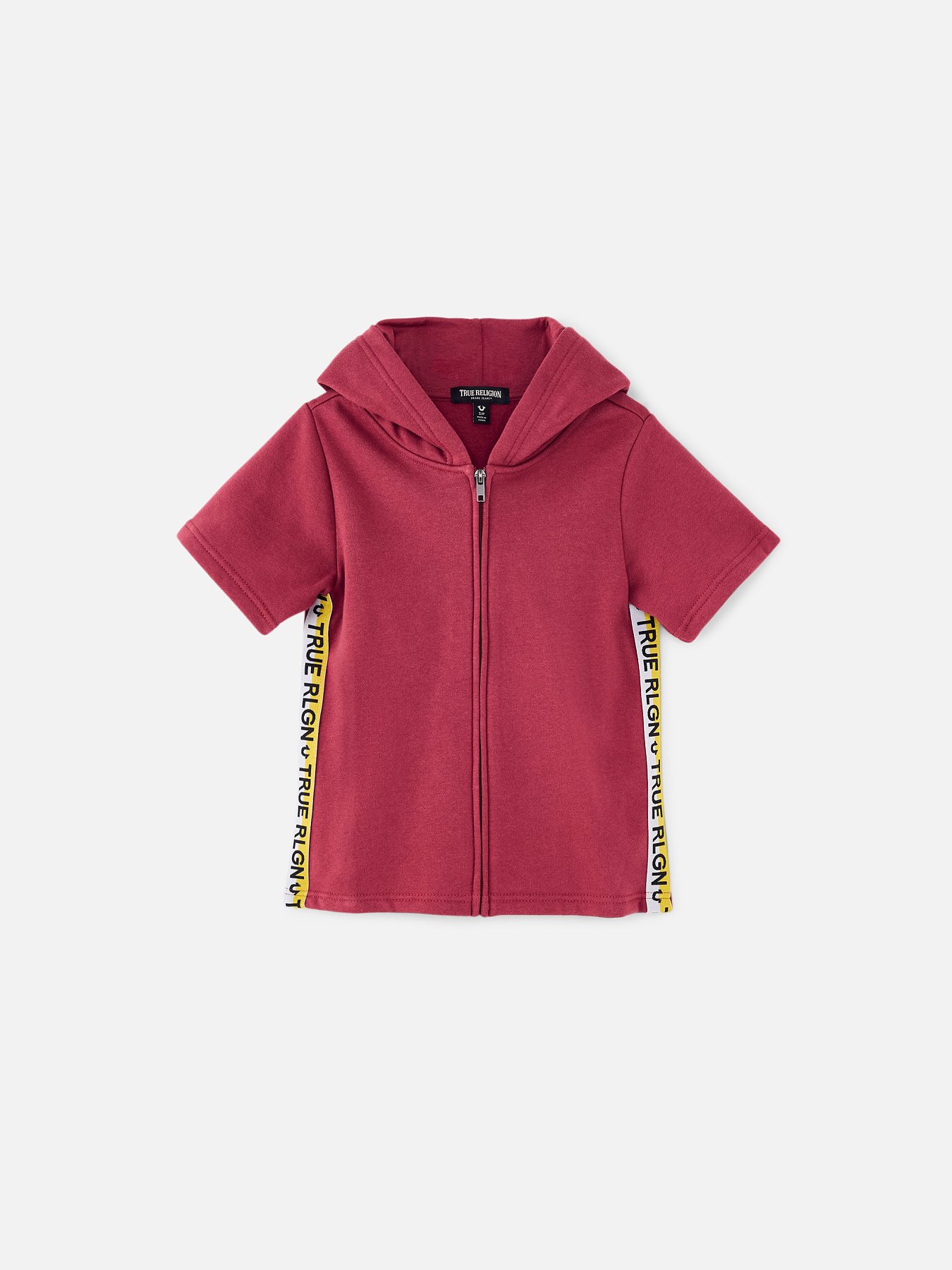 True religion red zip hotsell up hoodie