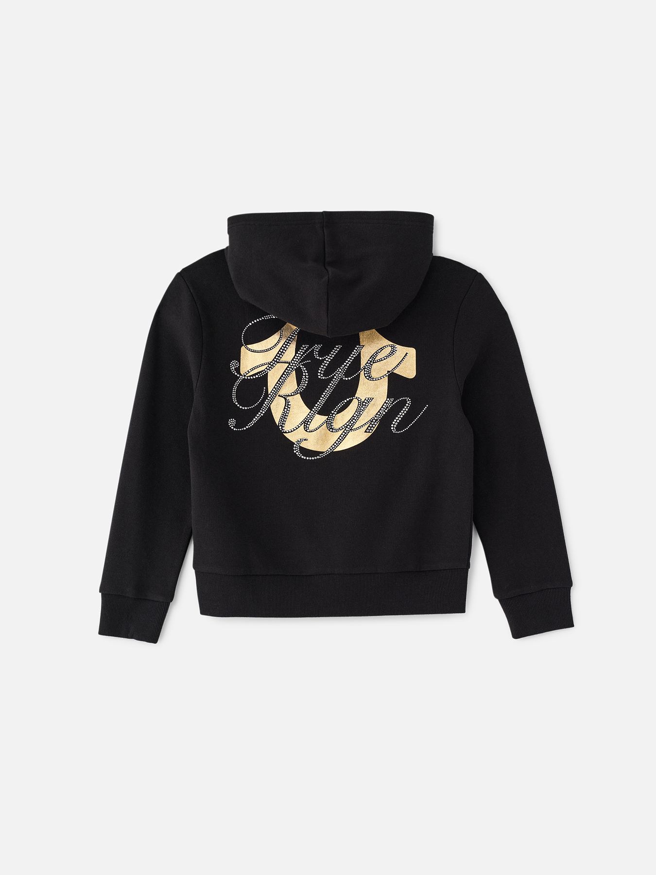 GIRLS CRYSTAL ZIP UP HOODIE