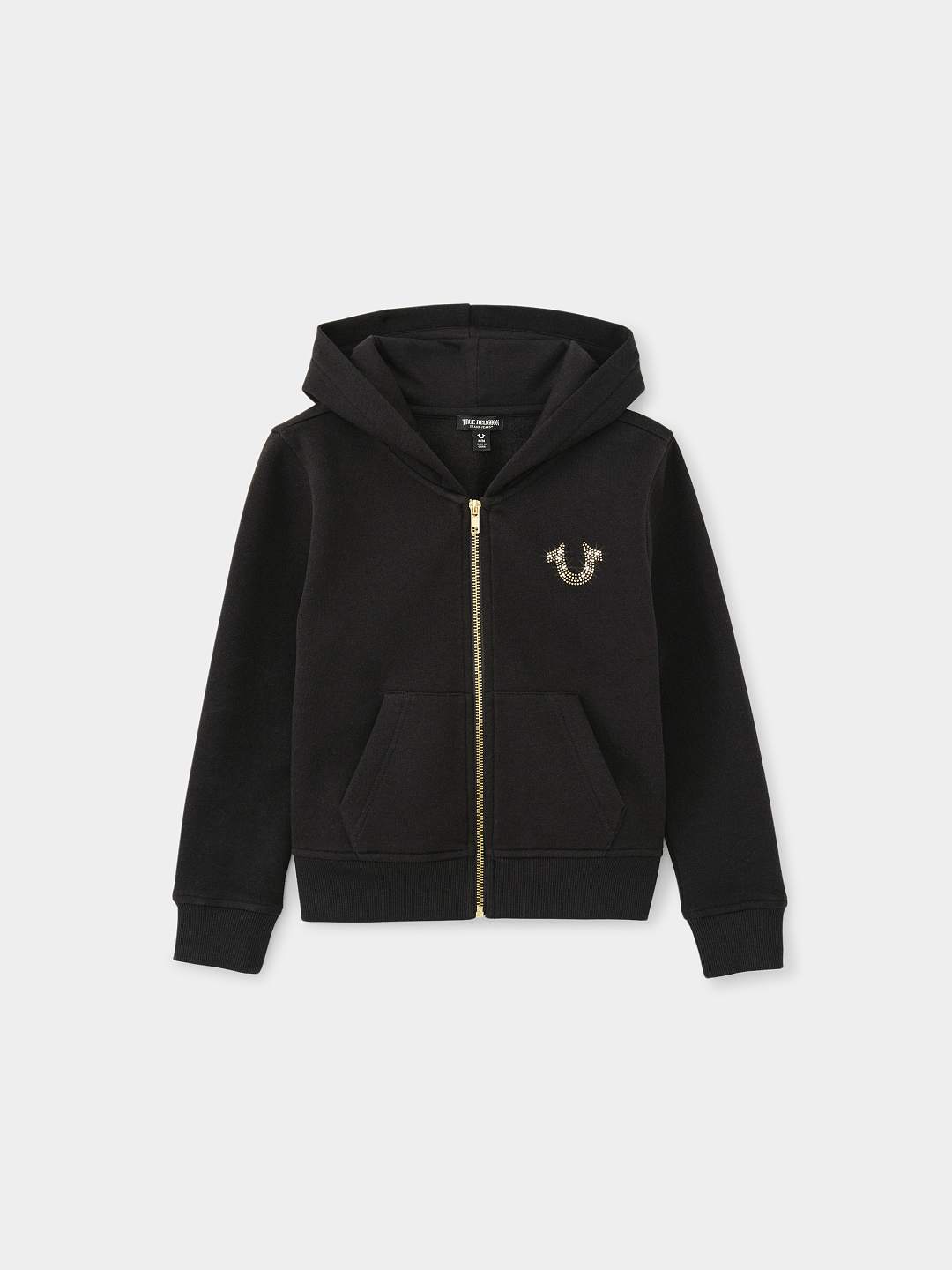 GIRLS CRYSTAL ZIP HOODIE, image 2