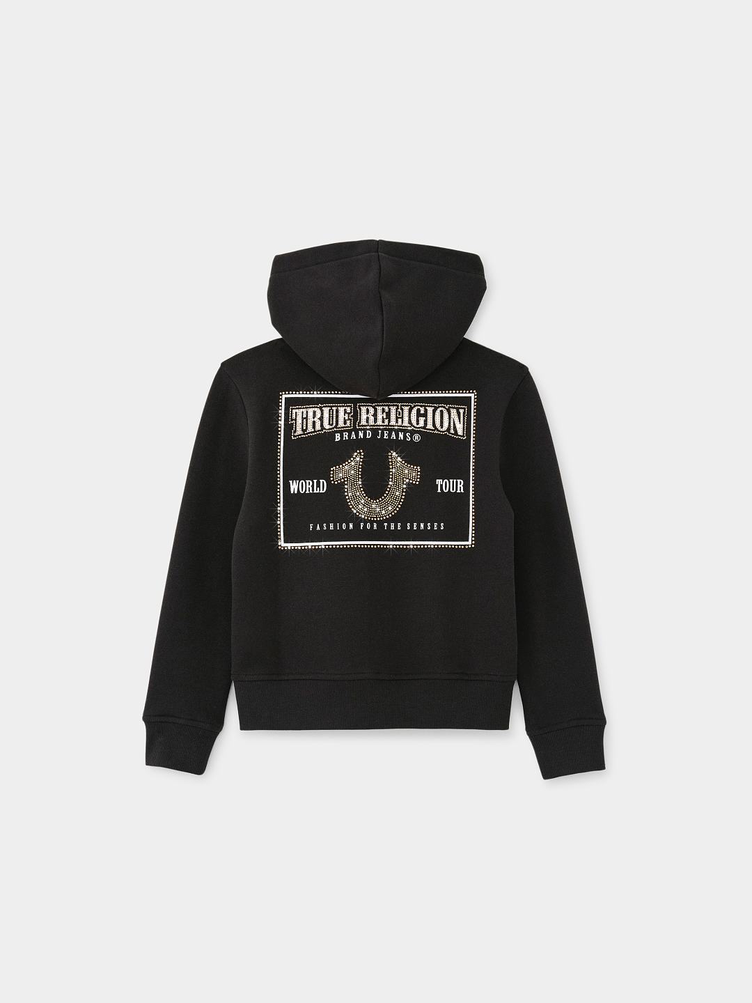 GIRLS CRYSTAL ZIP HOODIE, image 1