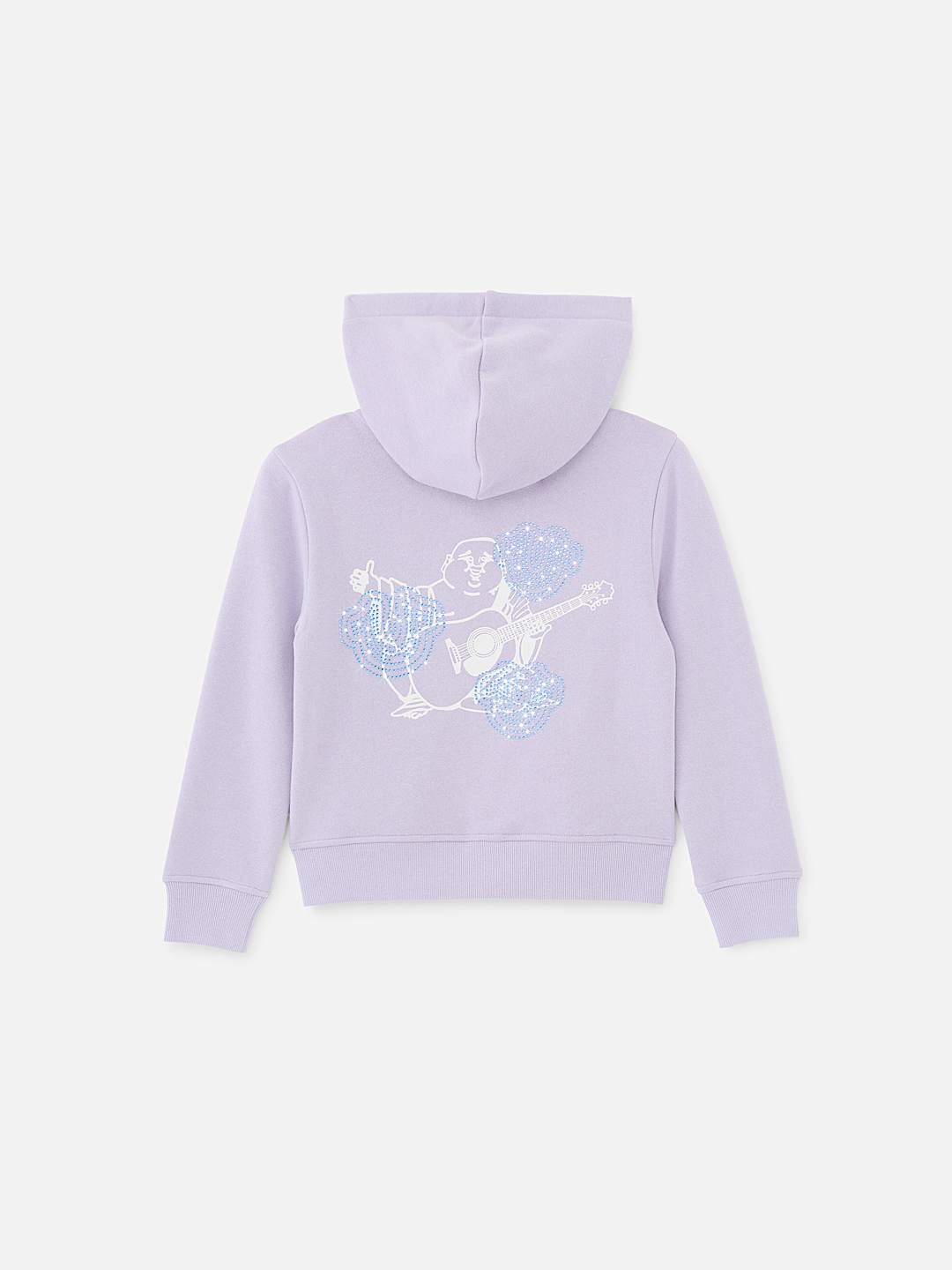 GIRLS SPARKLE HORSESHOE ZIP HOODIE, image 2