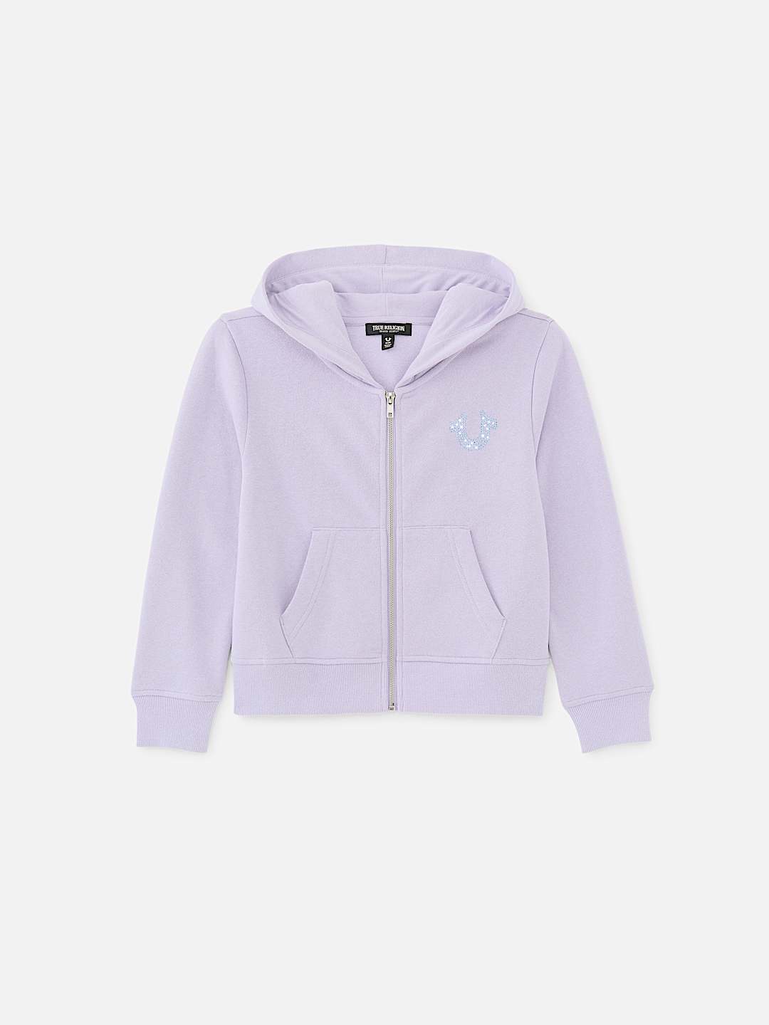 GIRLS SPARKLE HORSESHOE ZIP HOODIE, image 3