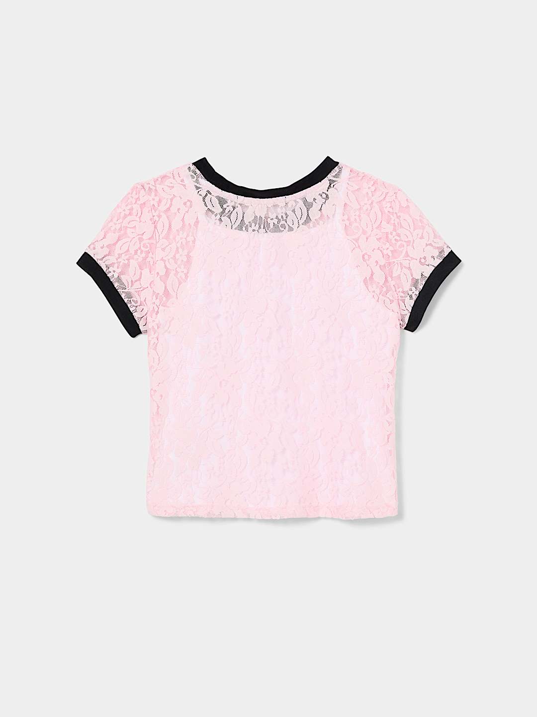 GIRLS LACE CAMI LOGO TEE