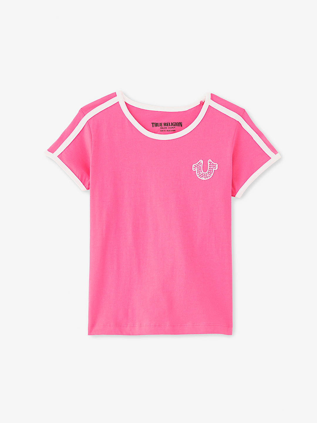GIRLS CRYSTAL RINGER TEE