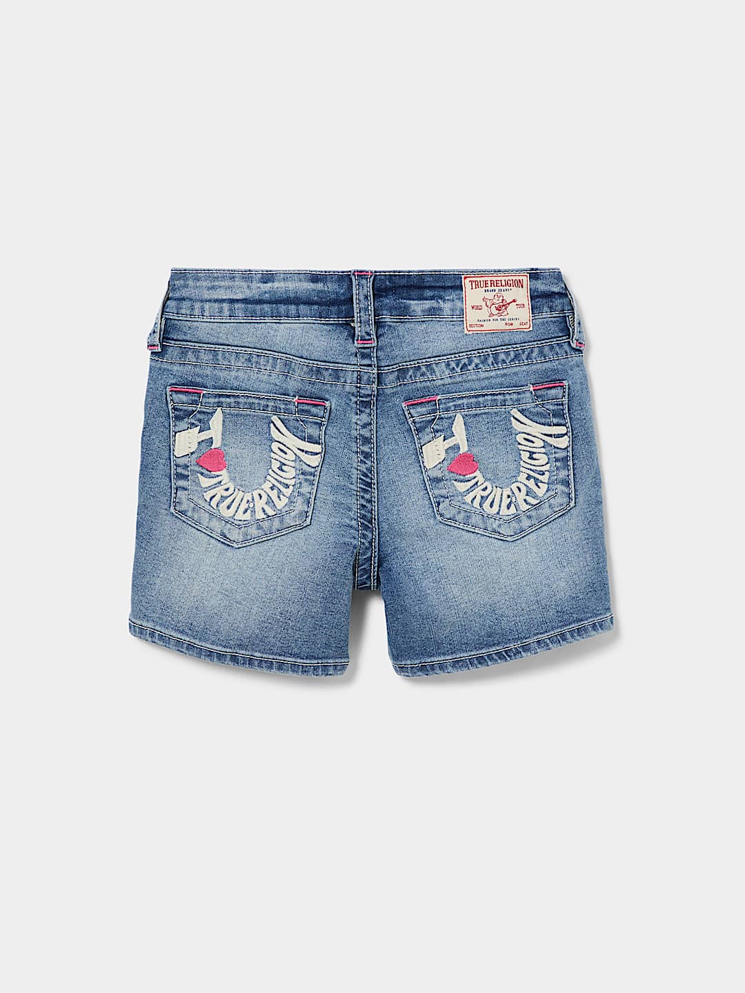 GIRLS JAYDE ‘I LOVE TRUE RELIGION’ SHORT