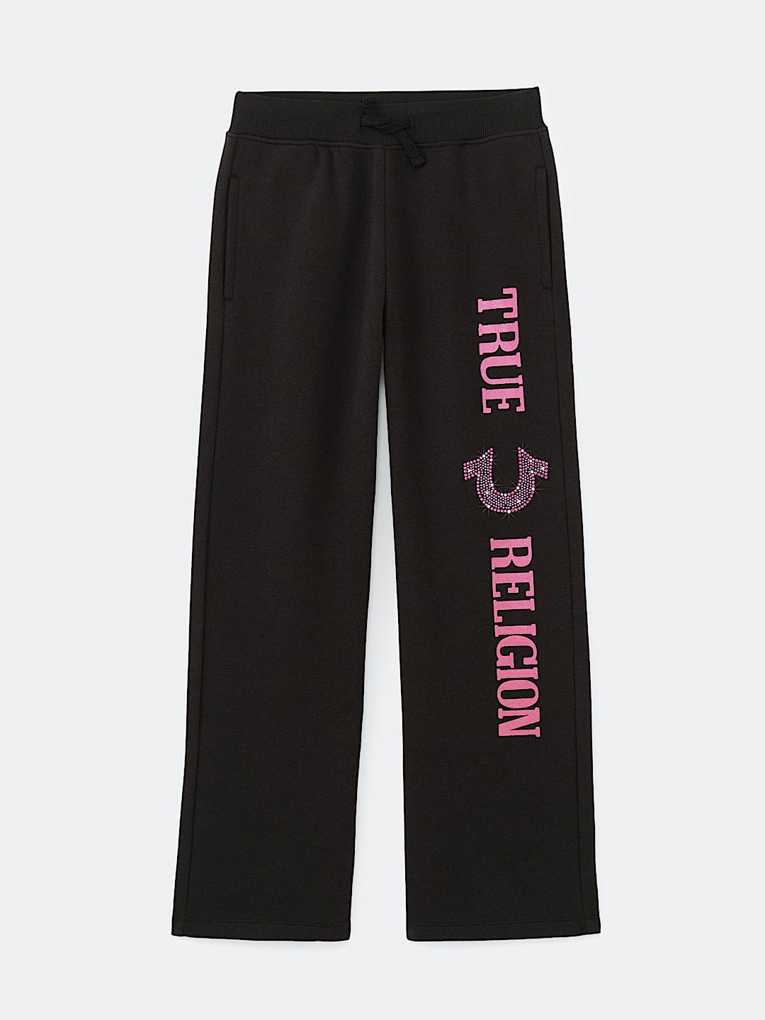 GIRLS CRYSTAL LOGO WIDE LEG PANT, image 1