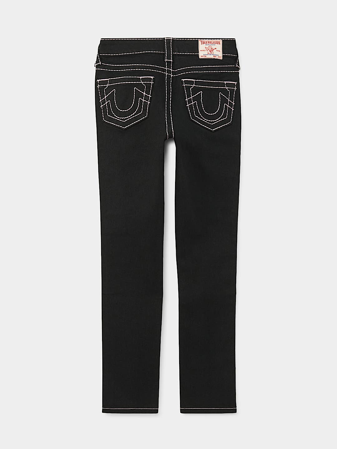 GIRLS HALLE BIG T LUREX HORSESHOE SUPER SKINNY JEAN, image 2