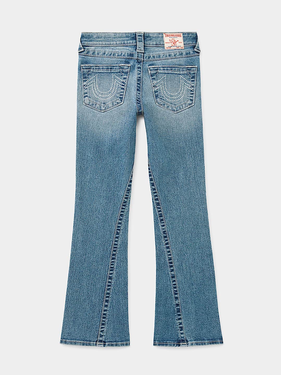 GIRLS JOEY CRYSTAL HORSESHOE FLARE JEAN, image 2